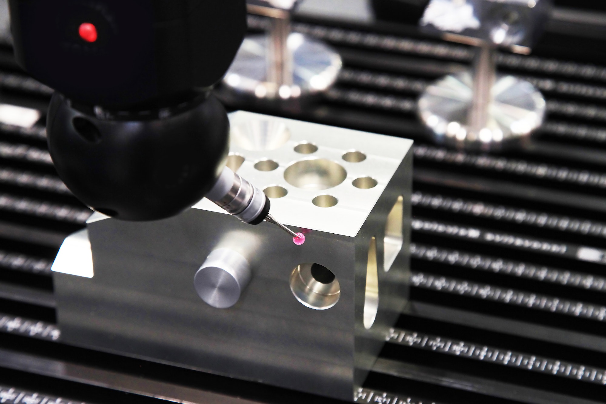 Measuring part dimensions